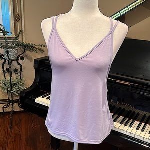 Lavender Tank Top with Ties